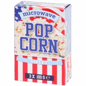 Zoet popcorn magnetron