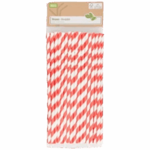 Papieren rietjes 40st