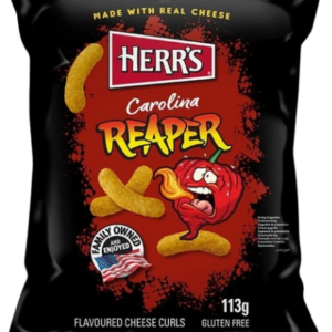 Herr's carolina reaper cheese curls 113g