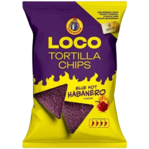 Loco Tortilla Chips Blue Hot Habanero 100g