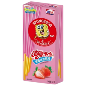 SpongeBob Stokjes – Aardbei 21g
