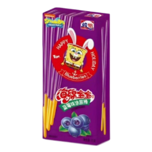 SpongeBob Stokjes – Blueberry 21g